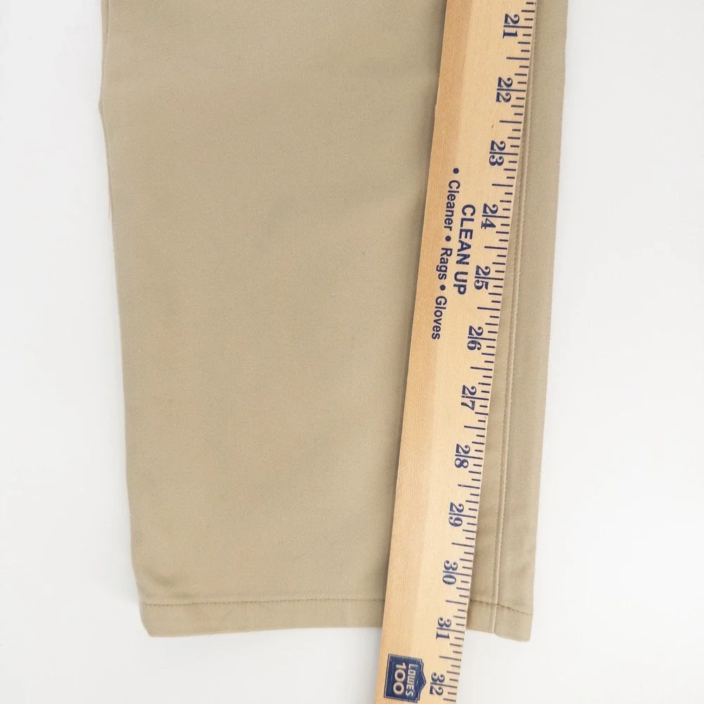 Polo Ralph Lauren Mens 36x32 Stretch Slim Fit Dobby Performance Pants Tan Chinos